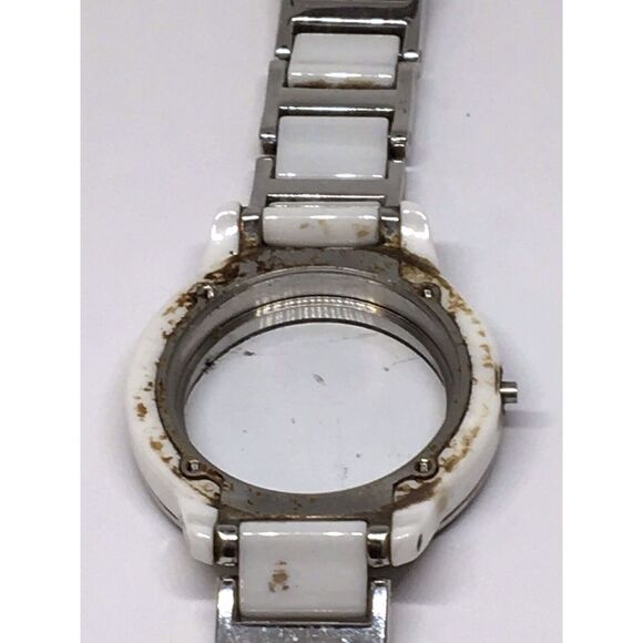 Authentic Fossil Watch Band Bracelet Links Case Use For Parts Used 15mm V780 - Picture 7 of 9